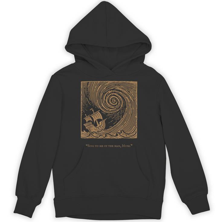 Iliad Odyssey Homer Ancient Greek History Book Odyssey Unisex Hoodie