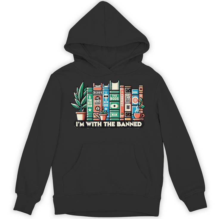 I'm With The Banned Books I Read Banned Books Lovers Unisex Hoodie