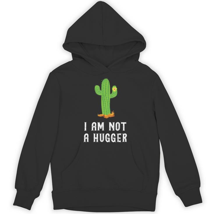 I'm Not A Hugger Cactus Not a Hugger Introvert Cute Unisex Hoodie