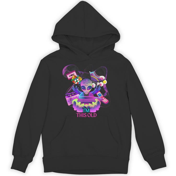I’m This Old Retro 80s Nostalgia Alien Unisex Hoodie