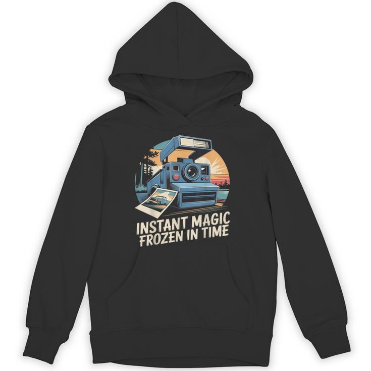 Instant Magic Frozen In Time Retro Camera Nostalgia Unisex Hoodie