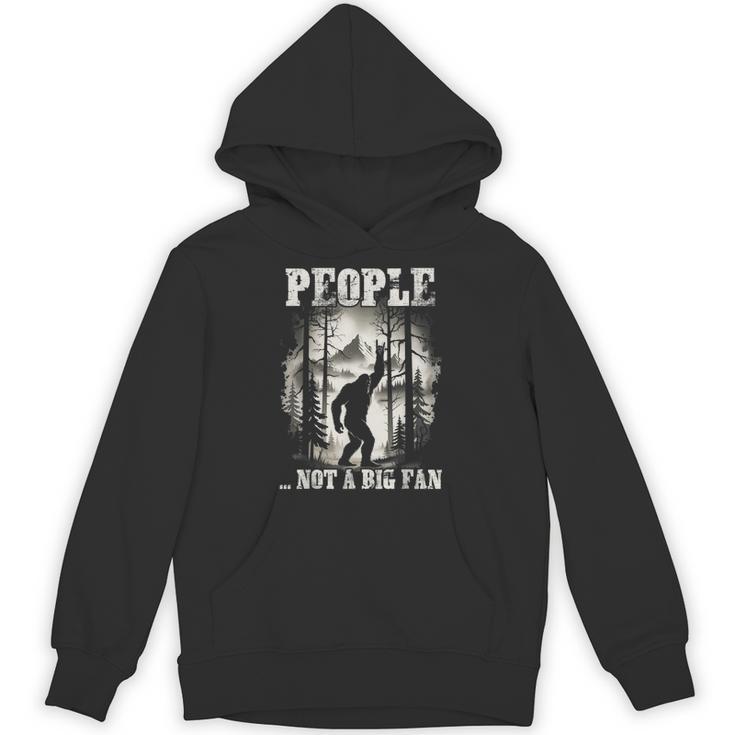 Introvert Bigfoot People Not A Big Fan Dad Joke Unisex Hoodie
