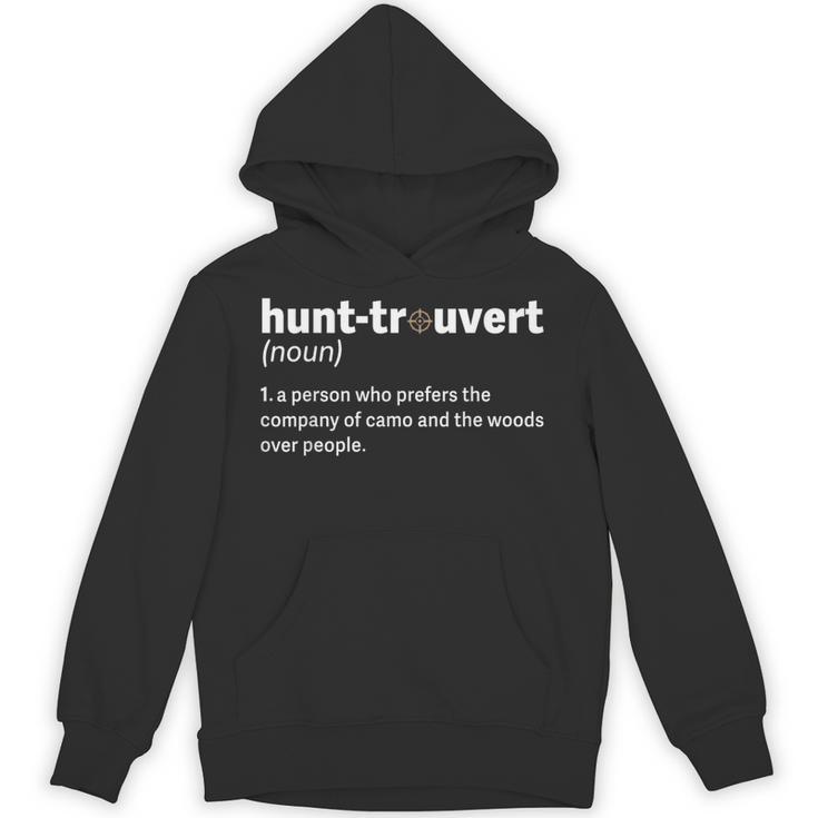 Introvert Hunter Definition Sarcastic Wildlife Hunting Humor Unisex Hoodie