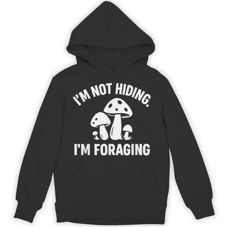 Introvert Mushroom Forager Humor Unisex Hoodie