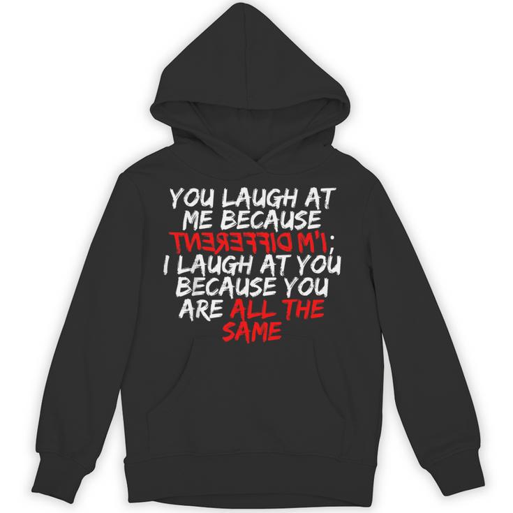 Introvert Quote With Backwards I'm Different Unisex Hoodie