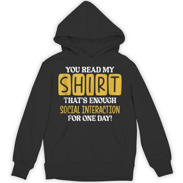 Introvert Quote Motivational For Men Women Kids Unisex Hoodie