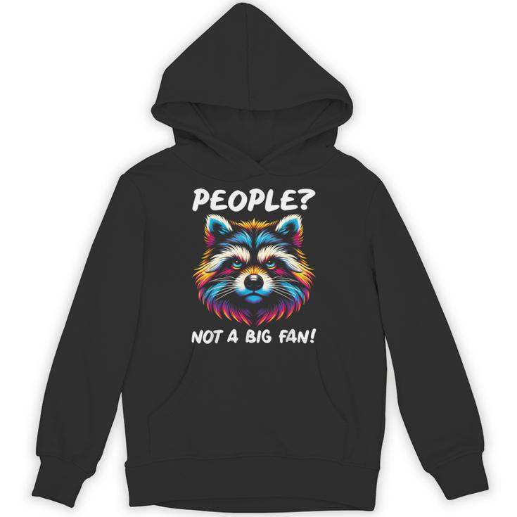 Introvert Raccoon Sarcasm Anti Social Unisex Hoodie