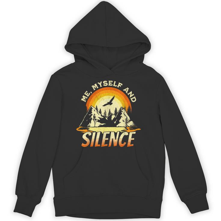 Introvert Relaxation Me Myself And Silence Mountain Vacation Unisex Hoodie
