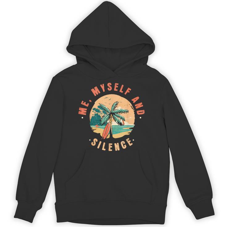 Introvert Relaxation Me Myself And Silence Summer Vacation Men Women Unisex Hoodie