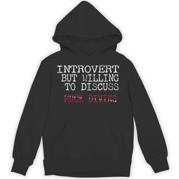 Introvert But Willing To Discuss Muck Scuba Diving Unisex Hoodie