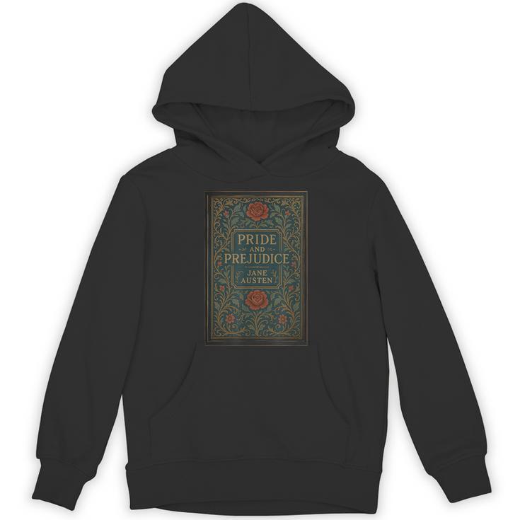 Jane Austen Pride And Prejudice Cover Mr Darcy Book Lovers Unisex Hoodie