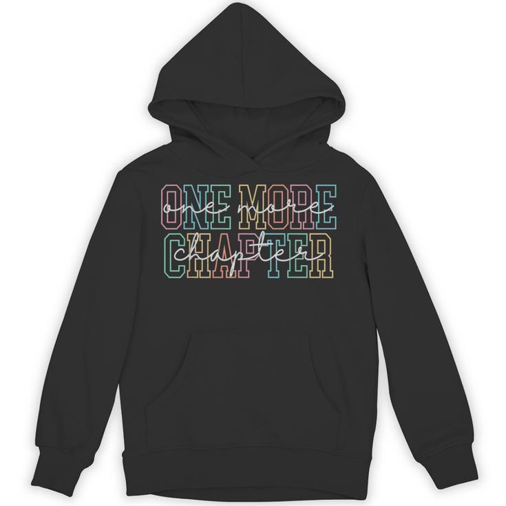 Just One More Chapter Retro Bookworm Book Lover Unisex Hoodie