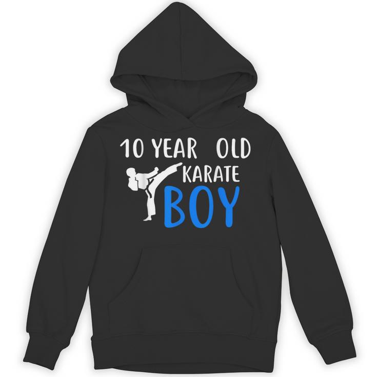 Karate Boy 10 Year Old Kids Shirt Graduation Unisex Hoodie