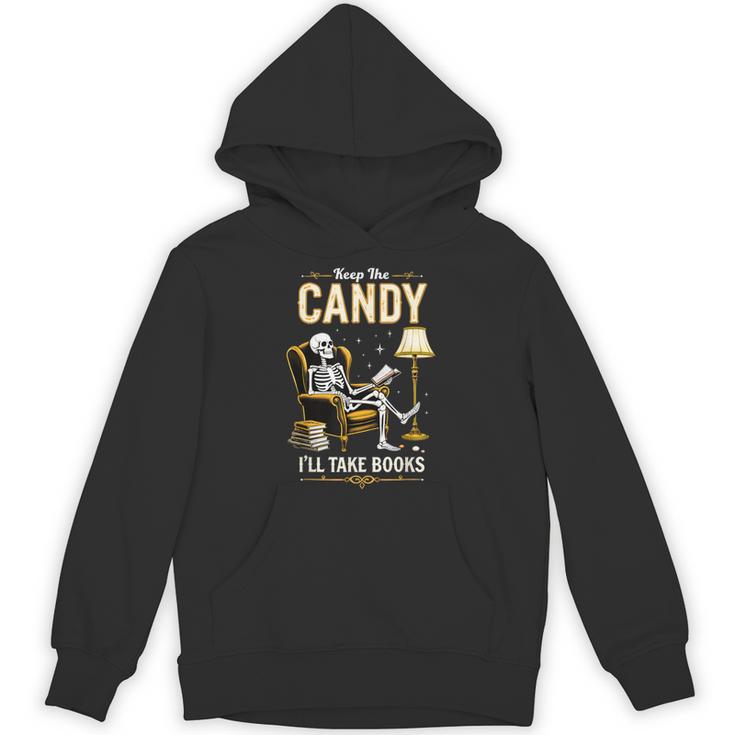 Keep The Candy I'Ll Take Books Halloween Unisex Hoodie