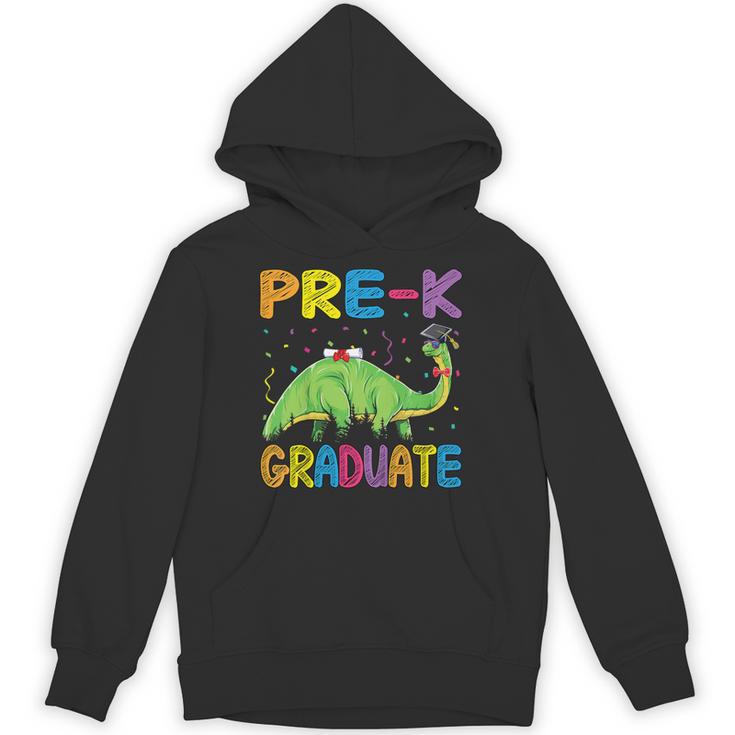 Kids Pre-K Graduate Brontosaurus Dino Pre Kindergarten Graduation Unisex Hoodie