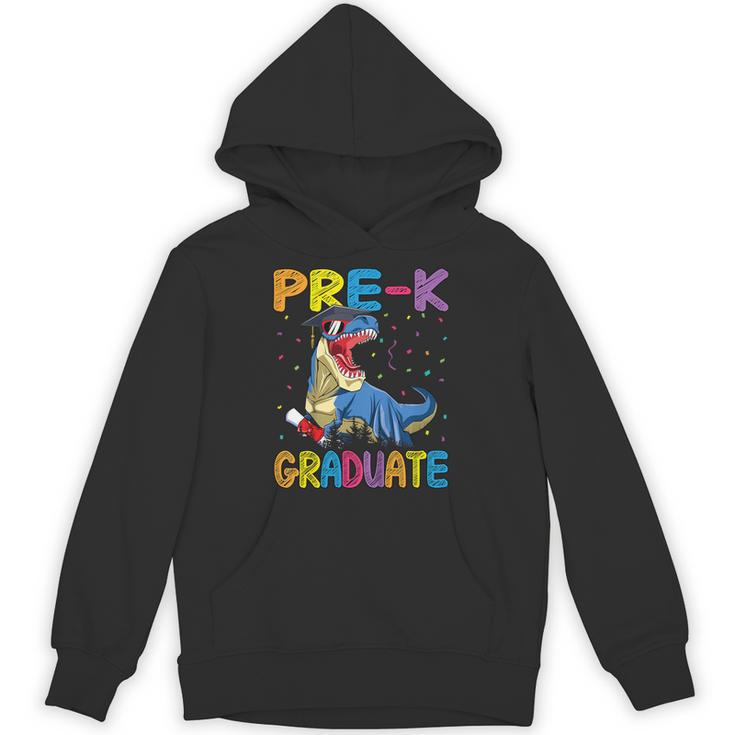 Kids Pre-K Graduate Dinosaur T-Rex Pre Kindergarten Graduation Unisex Hoodie