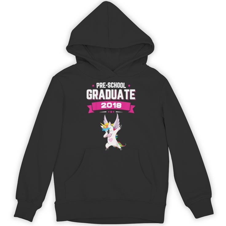Kids Preschool Graduate 2018 Unicorn Dab Graduation Pre-K TShirt Unisex Hoodie