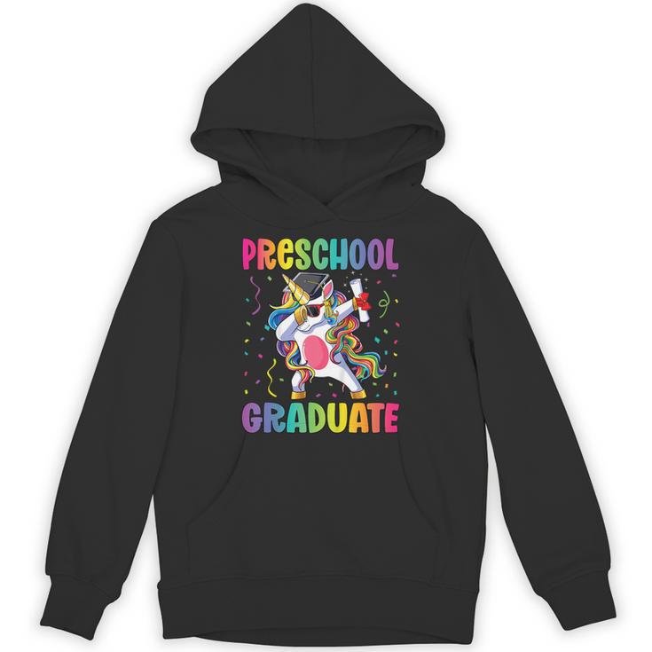 Kids Preschool Graduation Dab Unicorn Preschool Graduate Unisex Hoodie