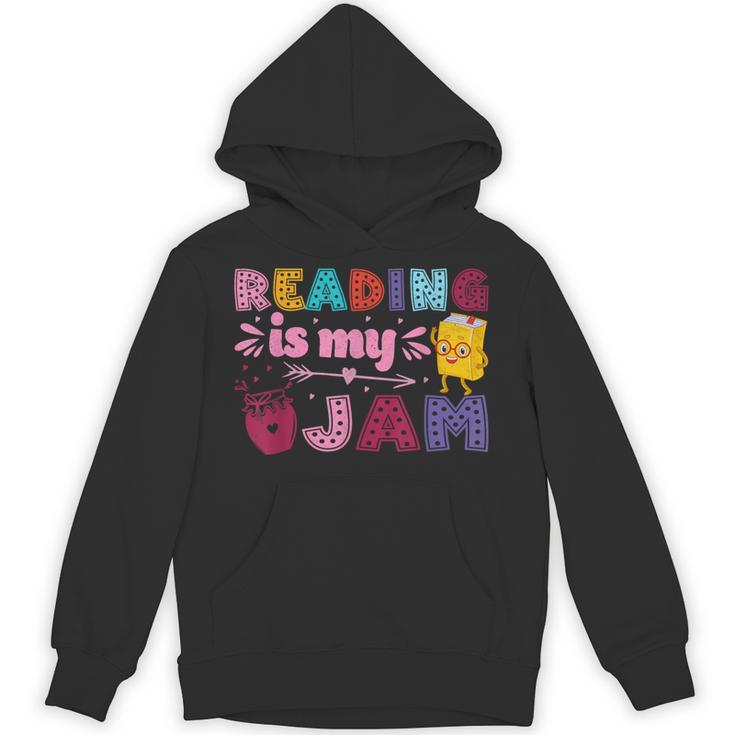 Kids Reading Book Lover Reading Is My Jam Unisex Hoodie