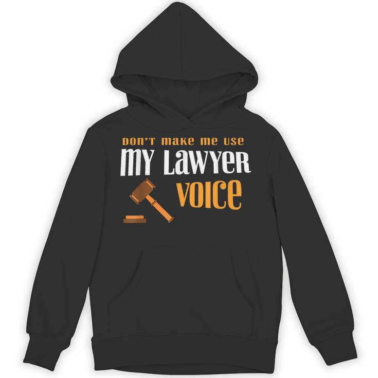 Lawyer Voice Attorney Law School Student Graduation Unisex Hoodie