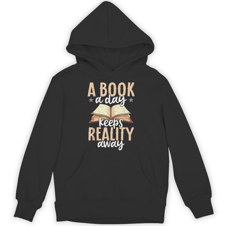Librarian A Book A Day For Book Lover Reading Library Unisex Hoodie