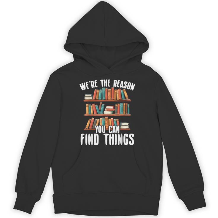 Librarian Reading Books Lover Library Unisex Hoodie