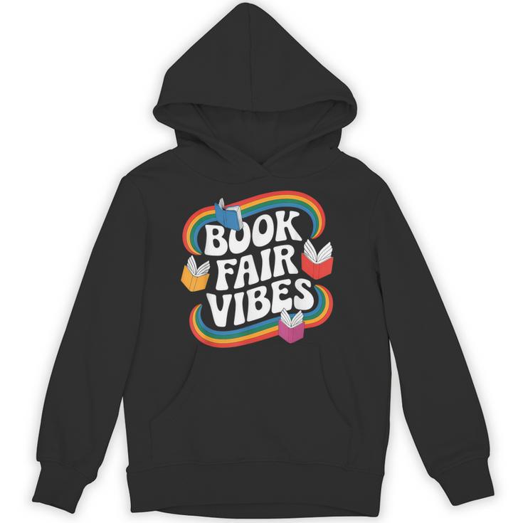 Library Book Fair Vibe Groovy Retro School Reading Nostalgic Unisex Hoodie