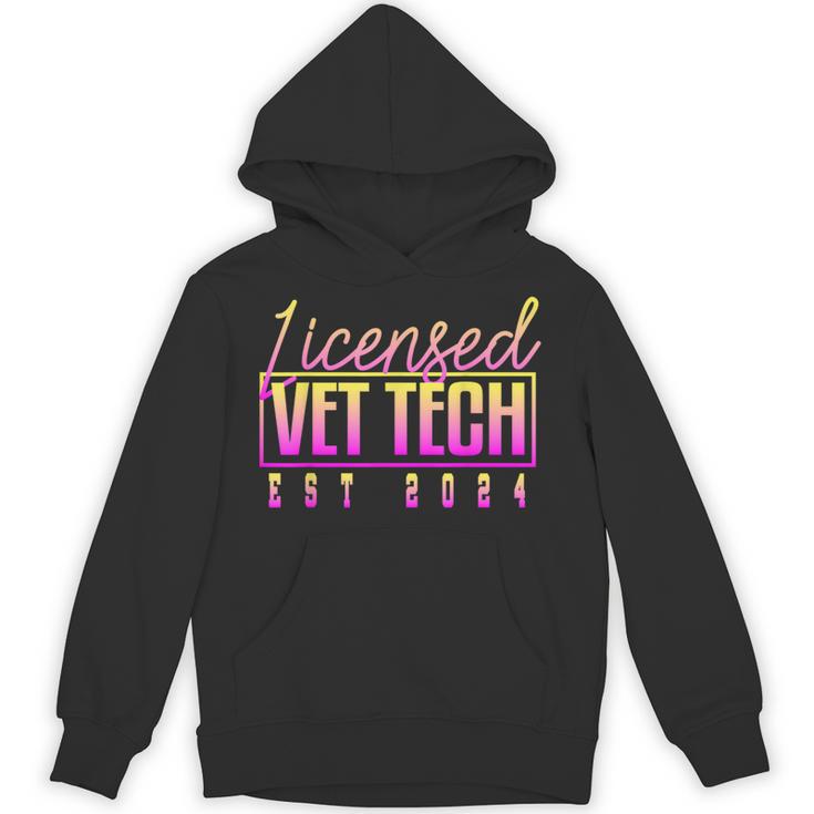 Licensed Vet Tech Veterinary Technician Graduation 2024 Unisex Hoodie