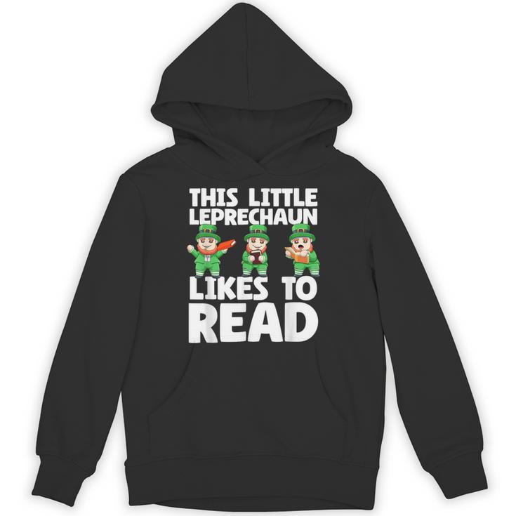 This Little Leprechaun Likes To Read St Patrick's Day Book Unisex Hoodie