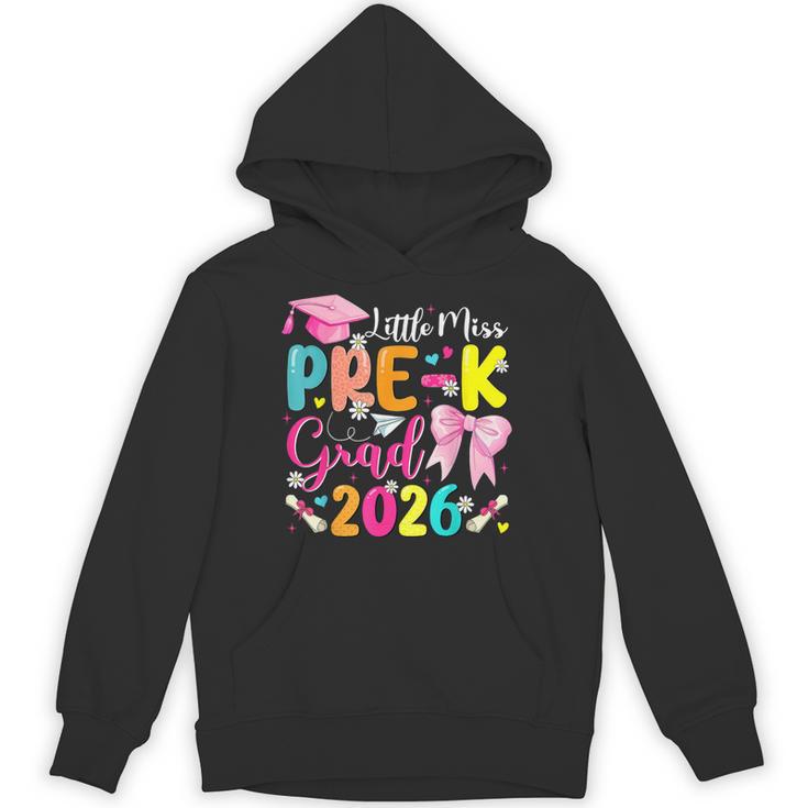 Little Miss Pre-K Grad 2026 Preschool Graduation Kids Girls Unisex Hoodie