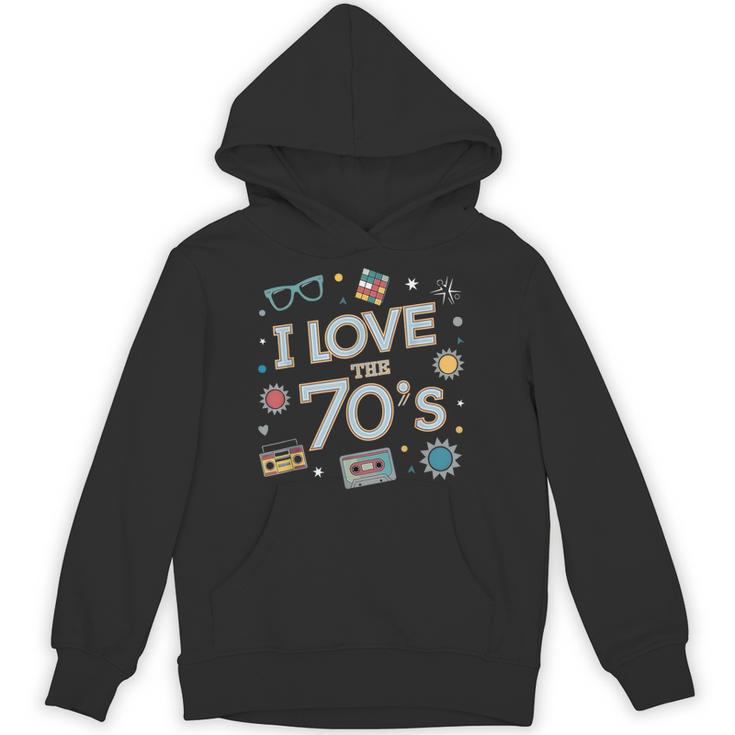 I Love The 70's Retro Nostalgia Unisex Hoodie