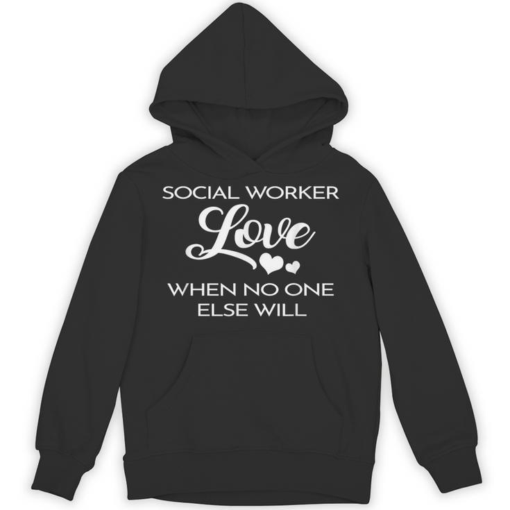 Love Social Worker Shirt Graduation MSW Tee Unisex Hoodie