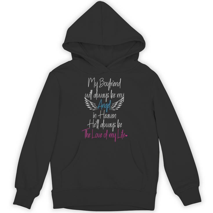In Loving Memory Of My Boyfriend My Angel In Heaven Unisex Hoodie
