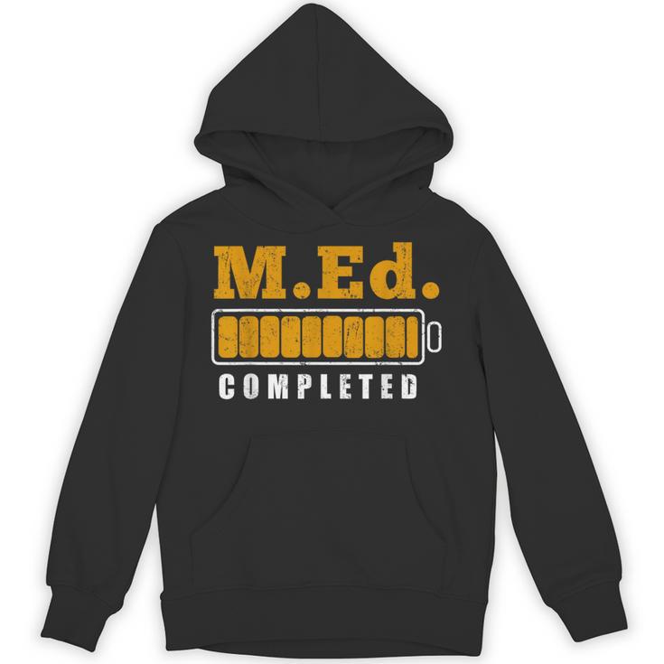 Master Graduation Completed Master Of Education Teacher Men Women Unisex Hoodie