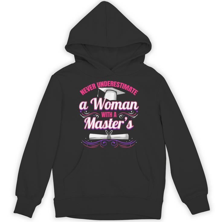 Master University Degree Master Graduation Party Girl Unisex Hoodie