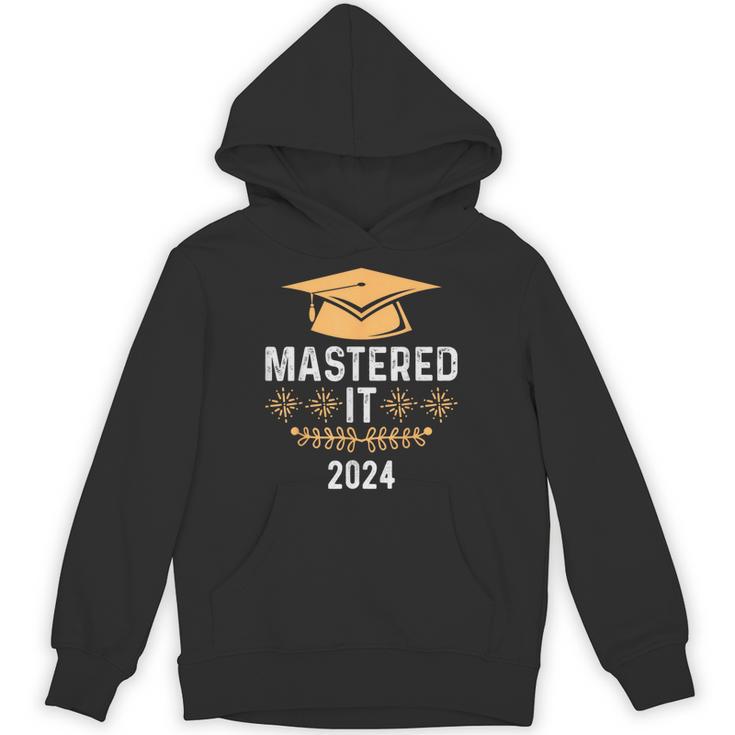 Mastered It 2024 Masters Degree Graduation Graduate Mba Unisex Hoodie