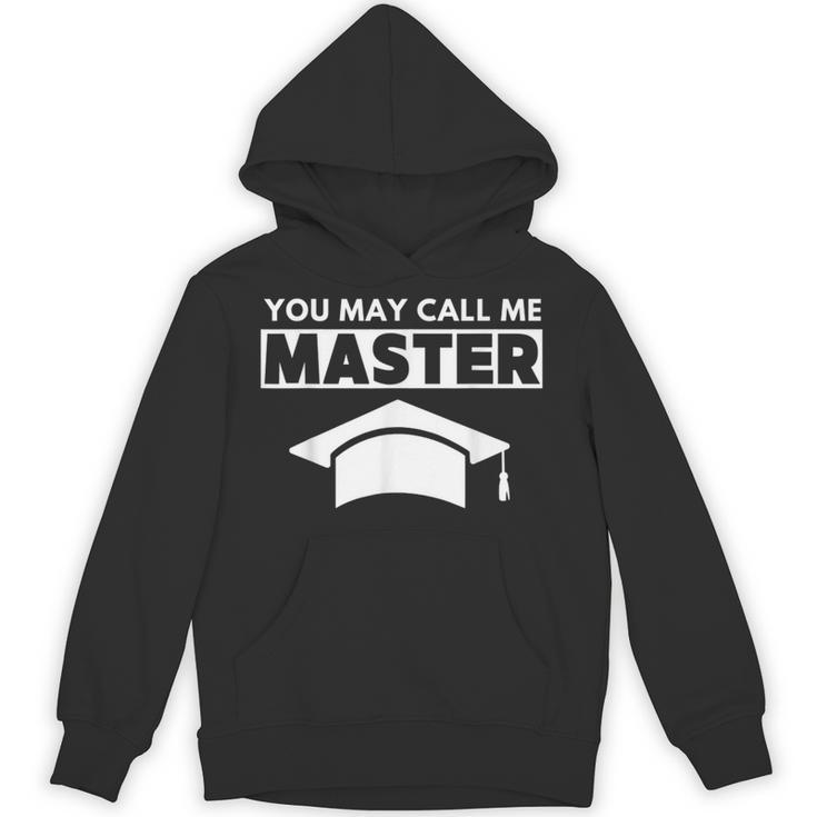 Masters Degree MBA Graduation You May Call Me Master T-Shirt Unisex Hoodie