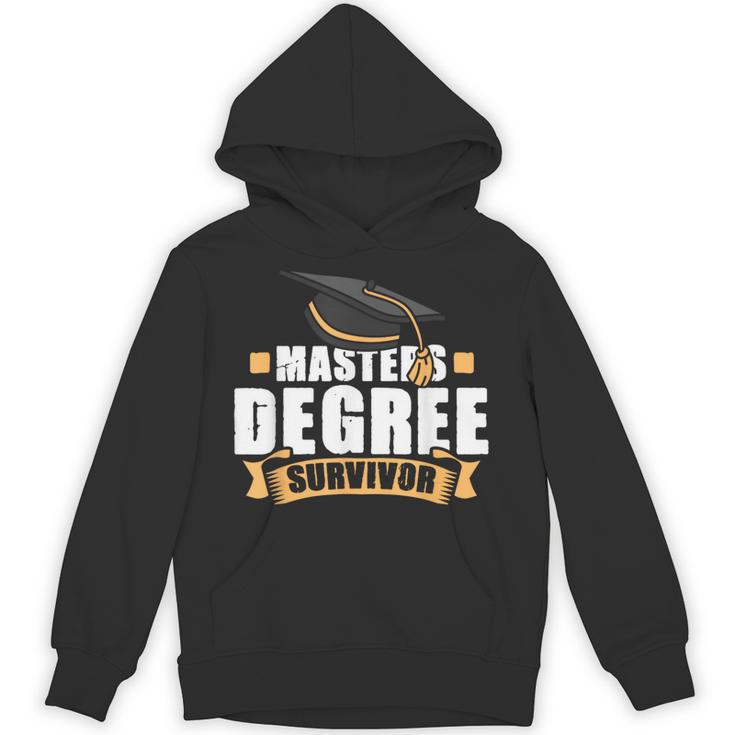 Masters Degree Survivor Graduation For MBA Graduate Unisex Hoodie