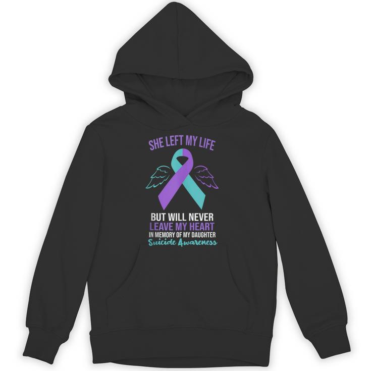 In Memory Of Daughter Suicide Awareness Prevention Unisex Hoodie