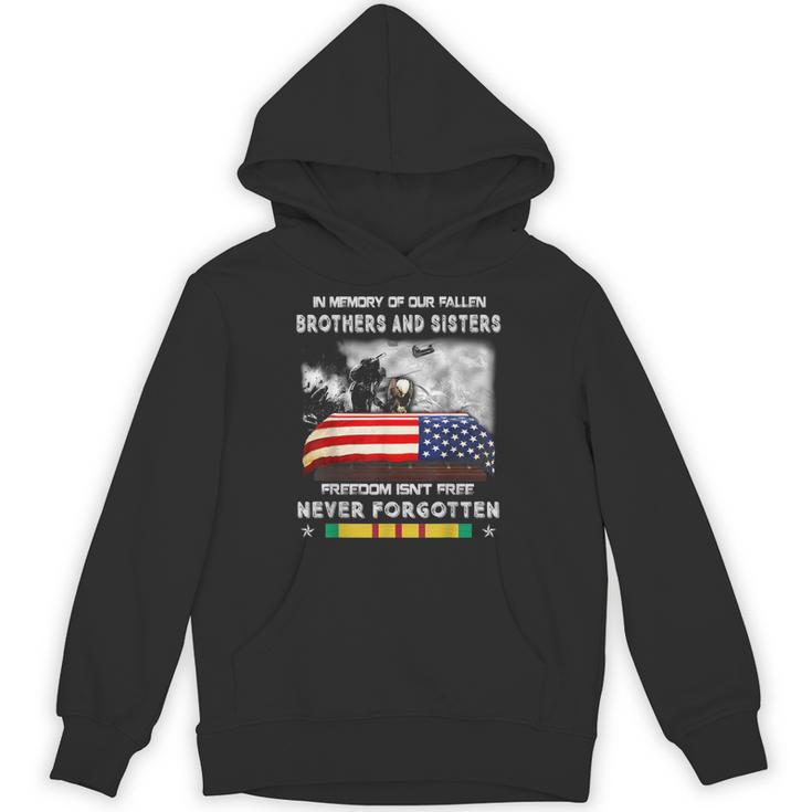 In Memory Of Our Fallen Brothers Sisters Freedom Isn't Free Unisex Hoodie
