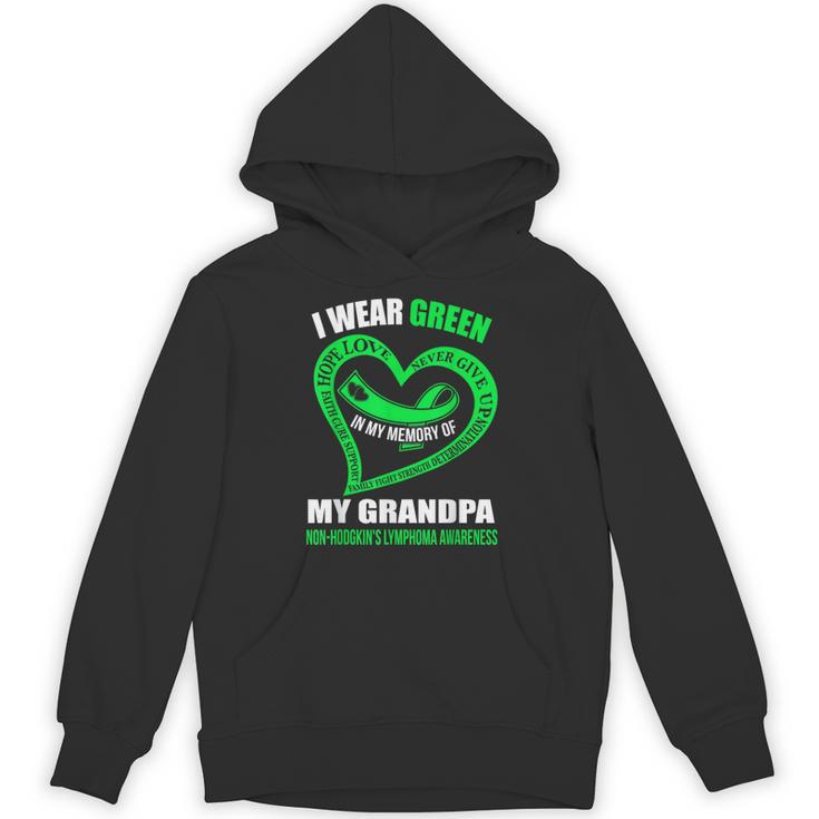 In My Memory Of My Grandpa NON-HODGKIN'S LYMPHOMA AWARENESS Unisex Hoodie