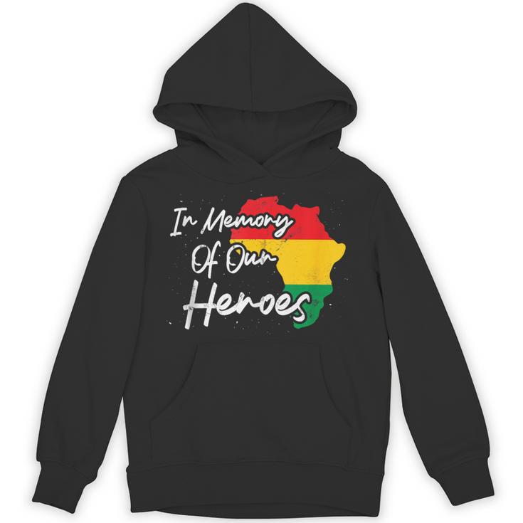 In Memory Of Our Heroes Pride Juneteenth Unisex Hoodie
