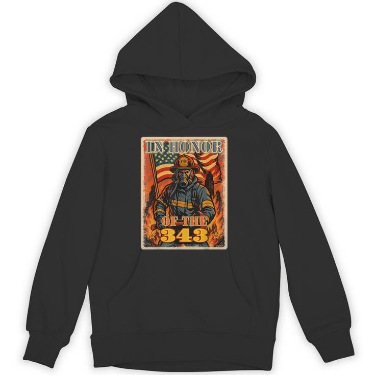 In Memory And Honor We Will Never Forget 343 Firefighters Unisex Hoodie