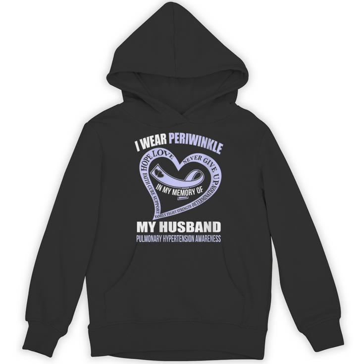 In My Memory Of My Husband PULMONARY HYPERTENSION AWARENESS Unisex Hoodie