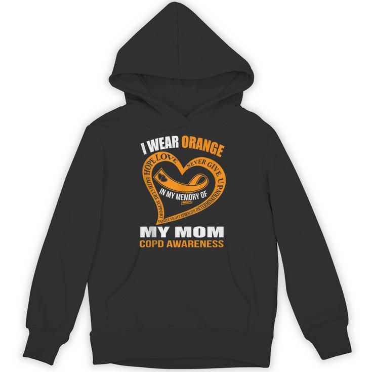 In My Memory Of My Mom COPD AWARENESS Unisex Hoodie