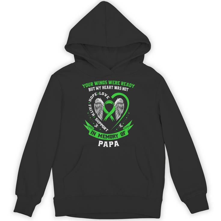 In Memory Of Papa Non Hodgkins Lymphoma Awareness Cancer Unisex Hoodie