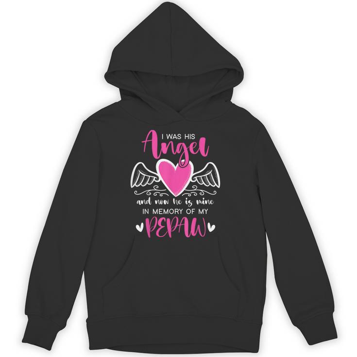 Memory Of My Pepaw I Was Her Angel Now She Is Mine Heaven Unisex Hoodie