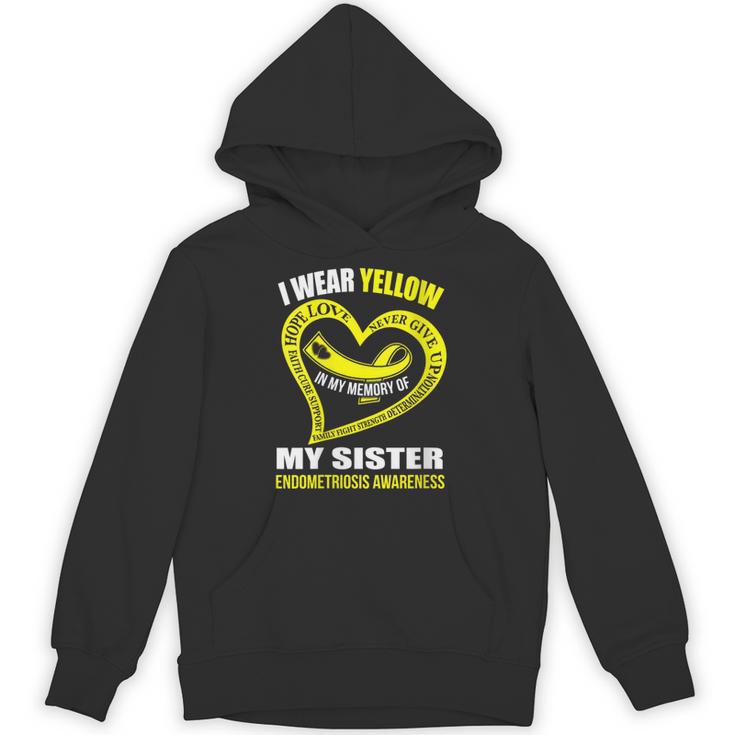 In My Memory Of My Sister ENDOMETRIOSIS AWARENESS Unisex Hoodie