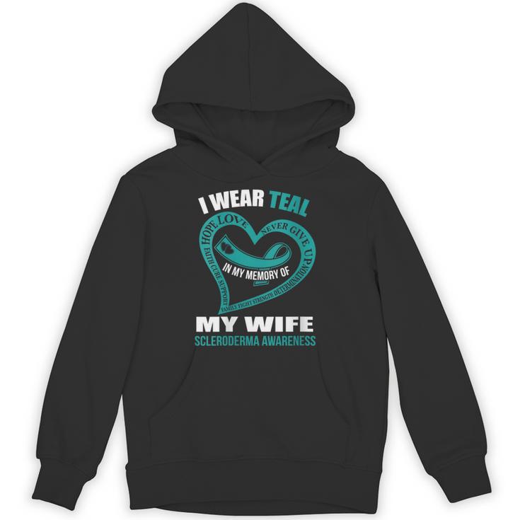 In My Memory Of My Wife SCLERODERMA AWARENESS Unisex Hoodie