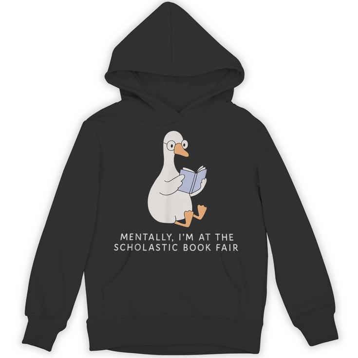 Mentally At The Scholastic Book Fair Retro Vintage Trendy Unisex Hoodie